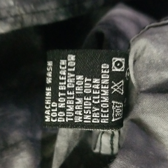 Eighty Eight Platinum Button down shirt, Size - XL, Color - Black W/white slashs - Picture 6 of 9